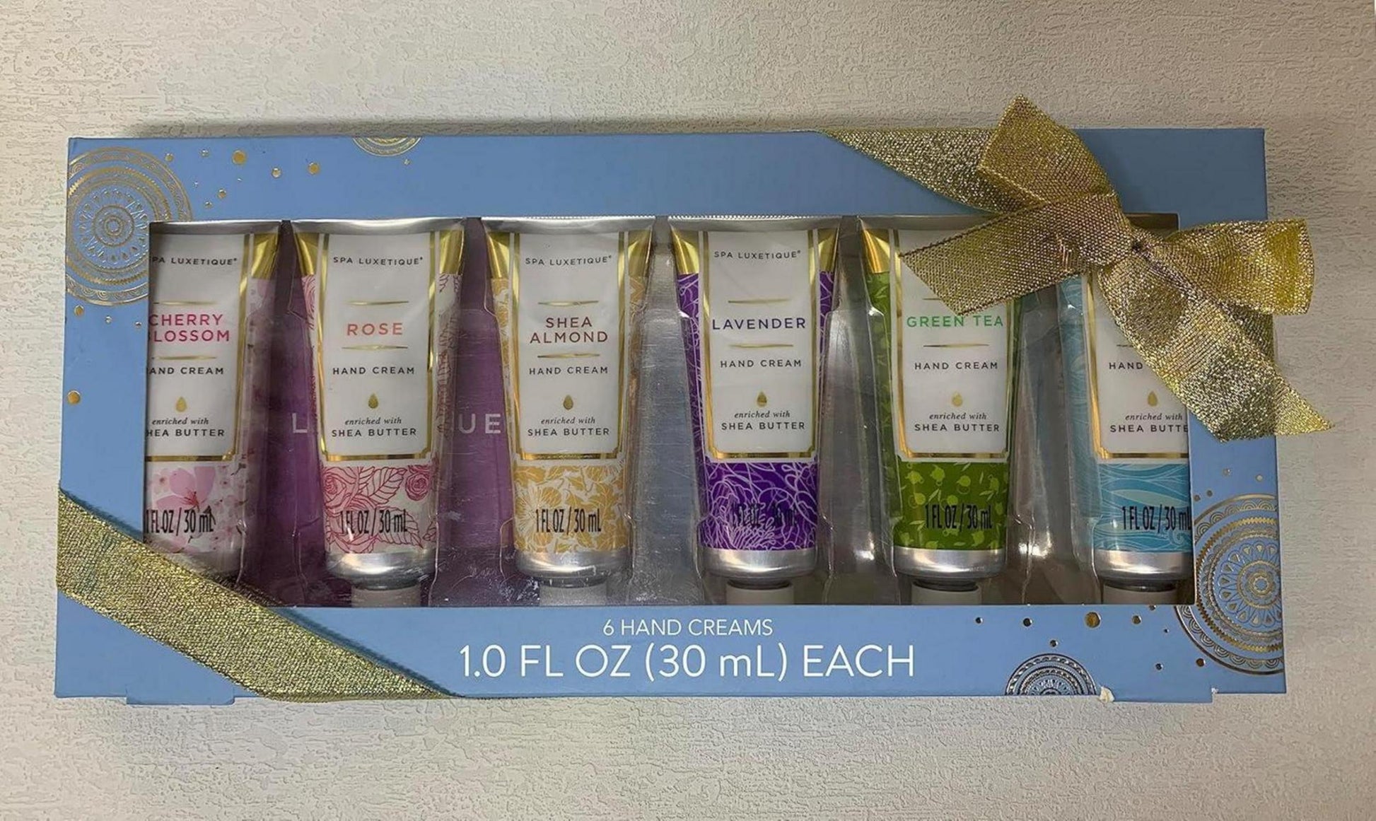 SPA LUXETIQUE Handcreme Geschenkset - 6 tlg. Shea Butter Feuchtigkeitsspender
