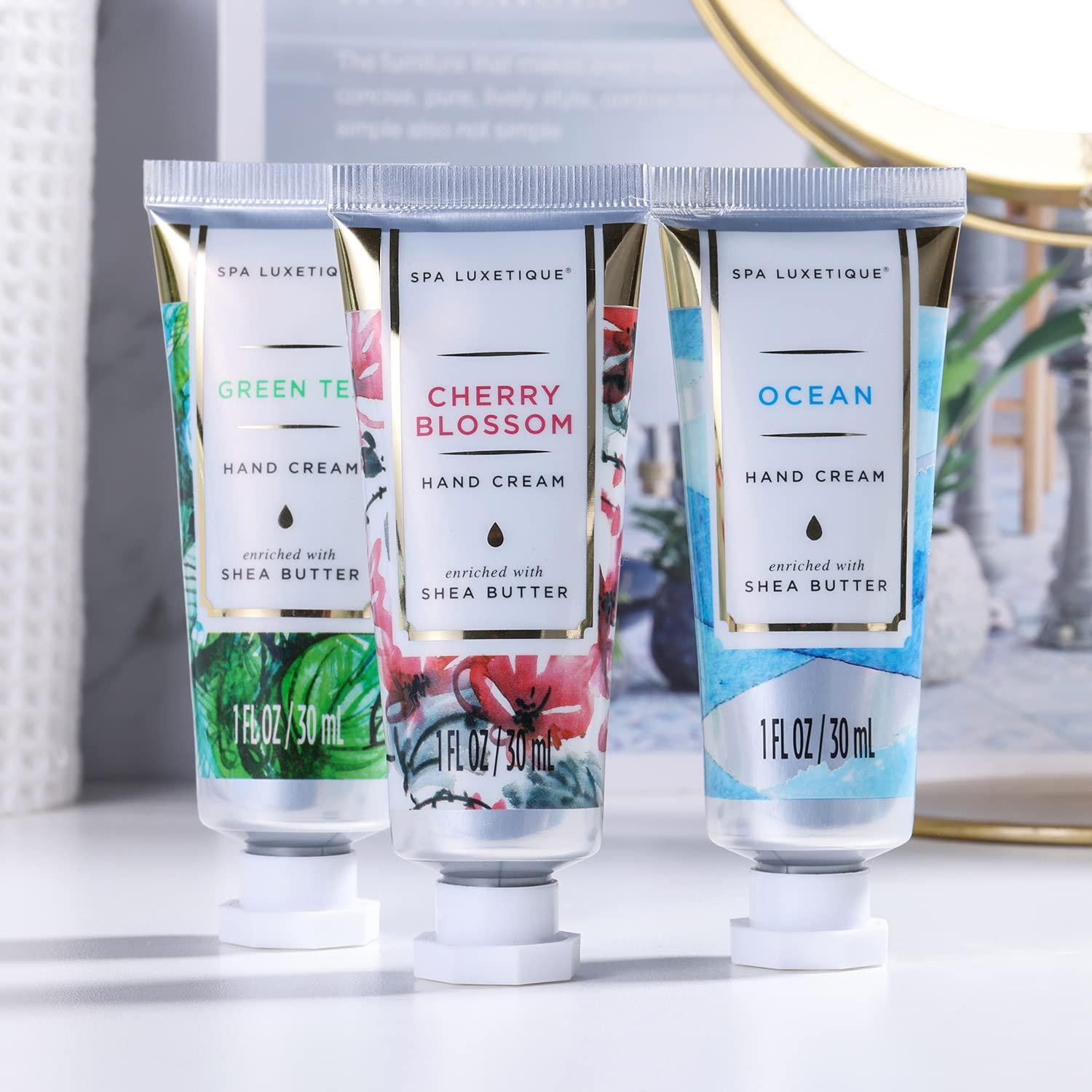 Handcreme Set Shea Butter Feuchtigkeit Aloe Vitamin E Trockene Hände 6er Pack