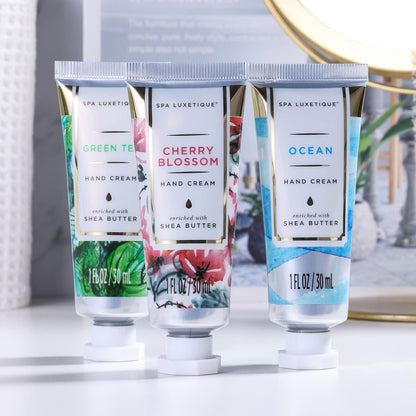 Handcreme Set Shea Butter Feuchtigkeit Aloe Vitamin E Trockene Hände 6er Pack