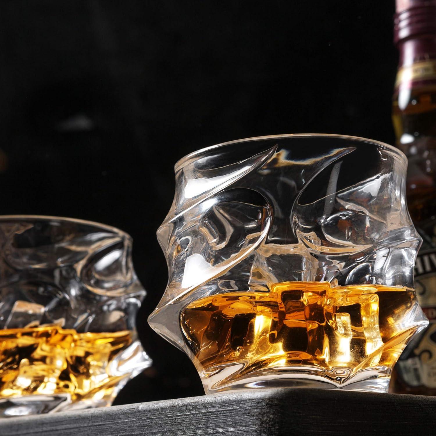 Whisky Gläser Set Kristall 320ml Spülmaschinentauglich Luxus Geschenk