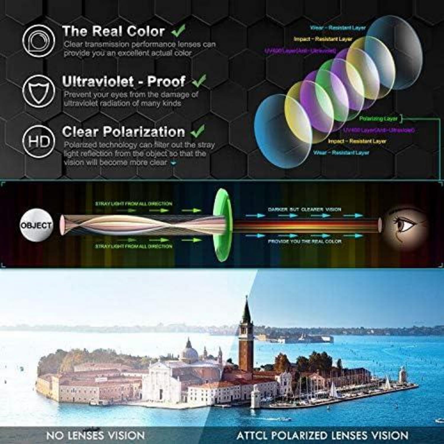 Polarisierte Fahren Sonnenbrille Herren Al-Mg Metall Rahmen Ultra