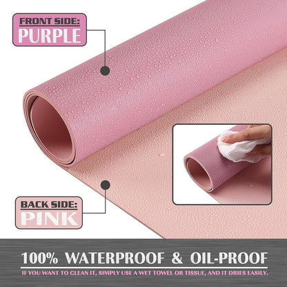 Wasserdichte Schreibtischunterlage 90x43cm PVC doppelseitig