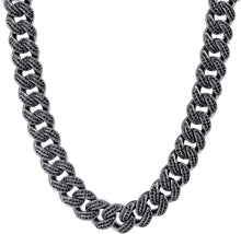 Iced Out Cuban Link Chain 12mm Panzerkette Herren