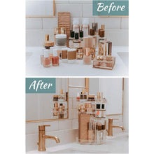 Großer Acryl Make-up Organizer mit 360° Drehung & 8 Ebenen