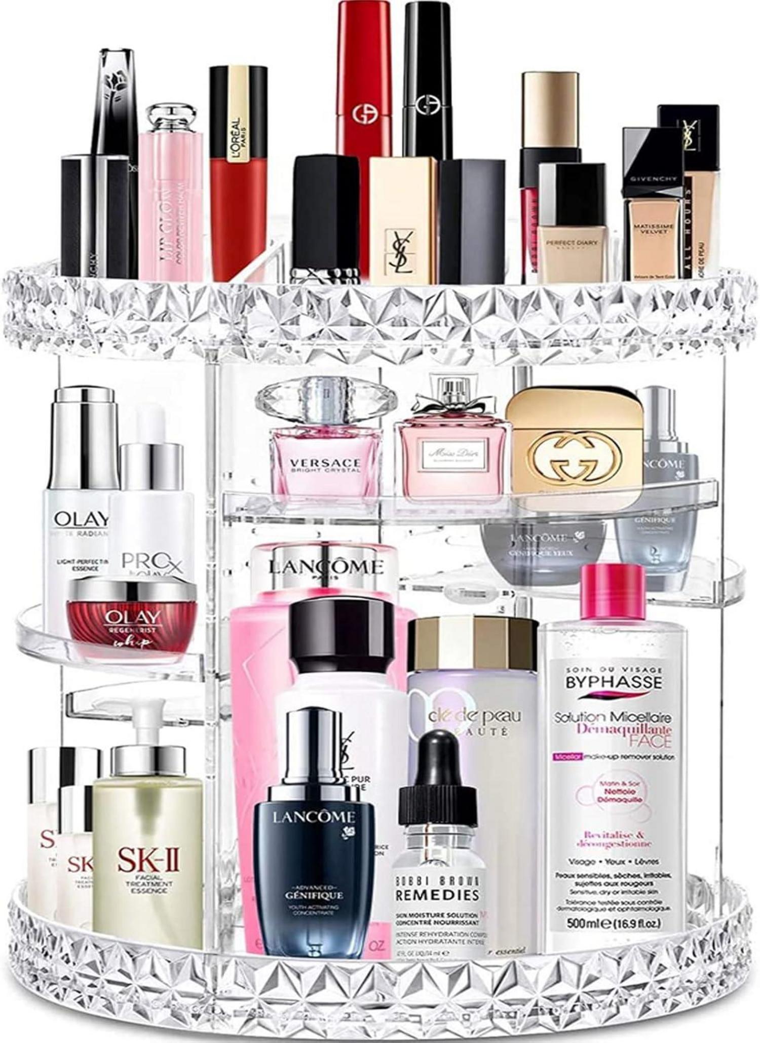 Acryl Make-up Organizer mit 360° Rotation und 8 Ebenen