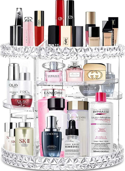 Acryl Make-up Organizer mit 360° Rotation und 8 Ebenen