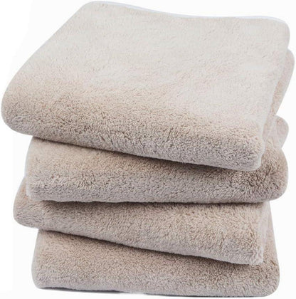 4er Pack Mikrofaser Handtuch Haar & Körper, Saugstark