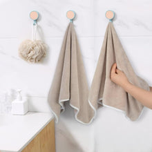 4er Pack Mikrofaser Handtuch Haare 40x76cm Hellbraun