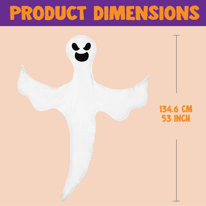 134,6 cm Halloween-Baumwickel Geisterdekoration Outdoor