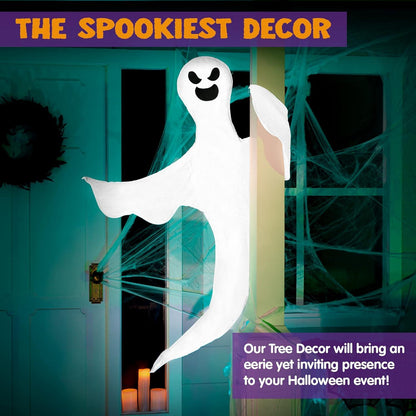 134,6 cm Halloween-Baumwickel Geisterdekoration Outdoor