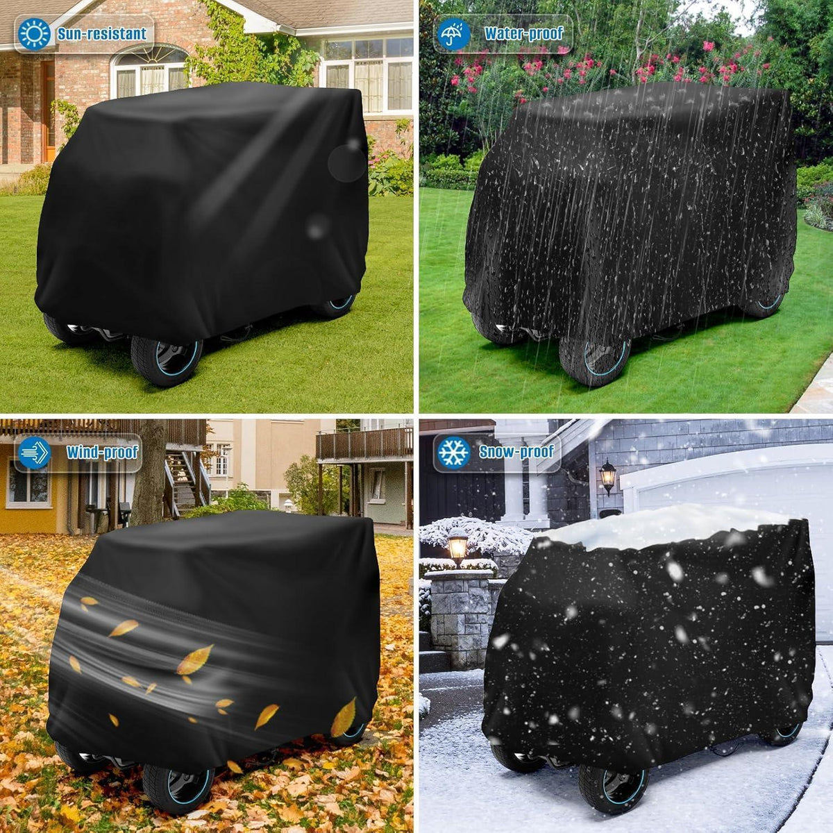 Scooter Schutzhaube – Abdeckhaube für Elektroscooter 140x66x91cm