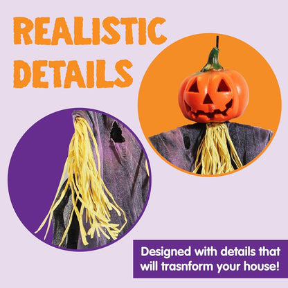 Hängende Geister Halloween Deko Set 90cm Sensenmann Hexe