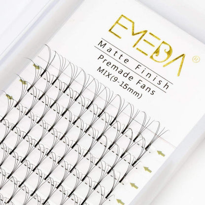 4D Volumen Wimpern Set 0.07mm - Mix aus 9-15mm