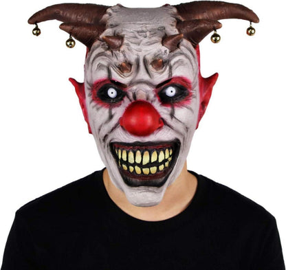 Halloween Latex Horror Clown Maske für Erwachsene Karneval Party