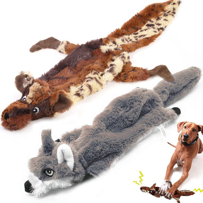 Quietschendes Hundespielzeug Welpenspielzeug interaktiv 2er Pack