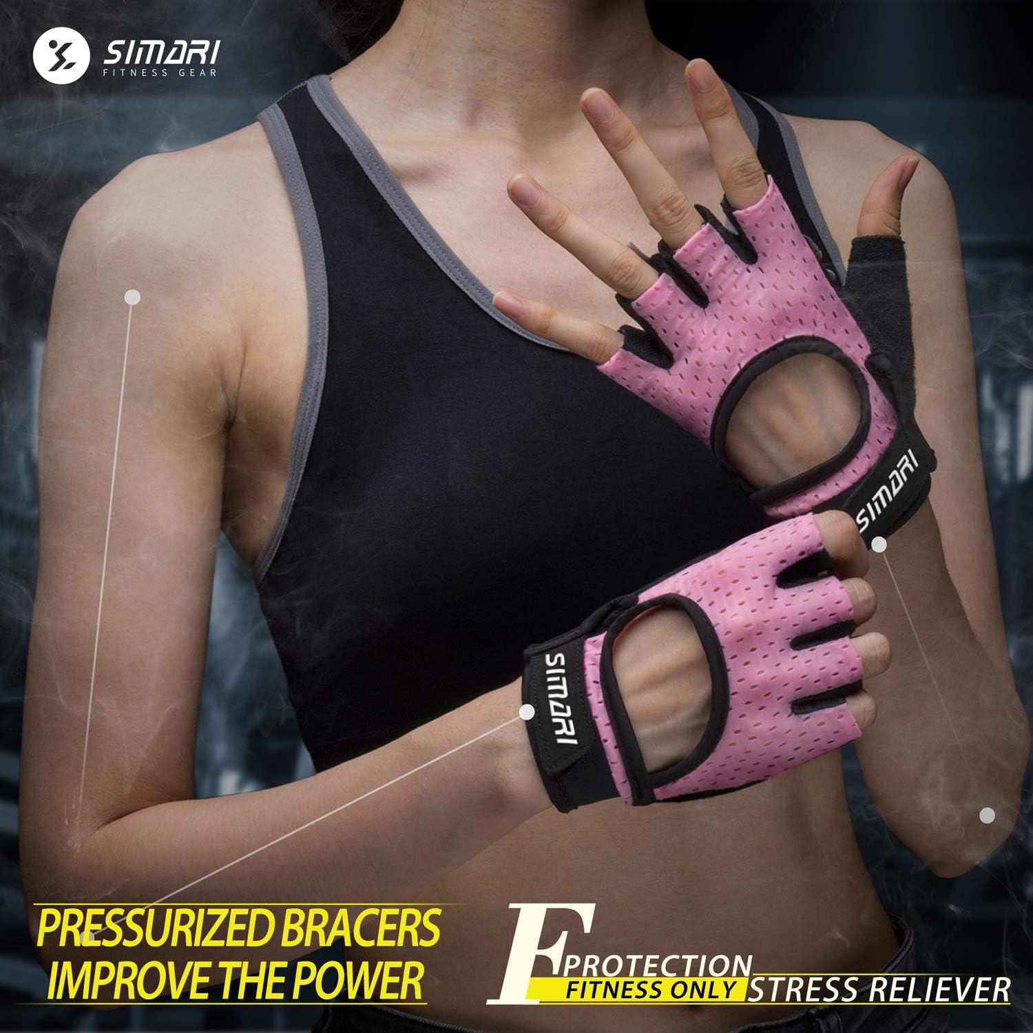 SIMARI Trainingshandschuhe Männer Frauen volle Finger Gewichtheben Handgelenkstütze Gym Fitness SMRG902 L