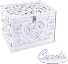 Vintage Holz Hochzeit Geschenkkartenbox Briefbox mit Schloss