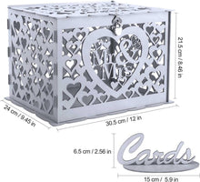 Benjia Hochzeit Geschenkkartenbox Vintage groß Holz Karten