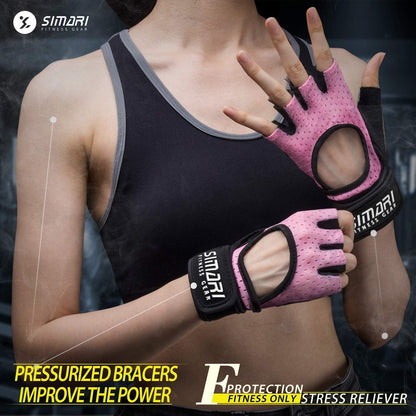 SIMARI Trainingshandschuhe Männer Frauen Finger Gewichtheben Handgelenkstütze XL