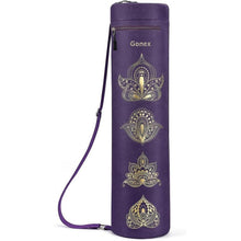 Gonex Yogatasche Lila Paisley für Yoga und Fitness