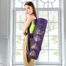 Gonex Yogatasche Lila Paisley für Yoga und Fitness