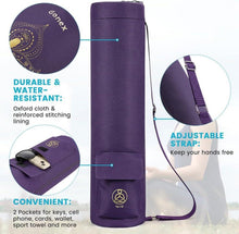 Gonex Yogatasche Lila Paisley für Yoga und Fitness