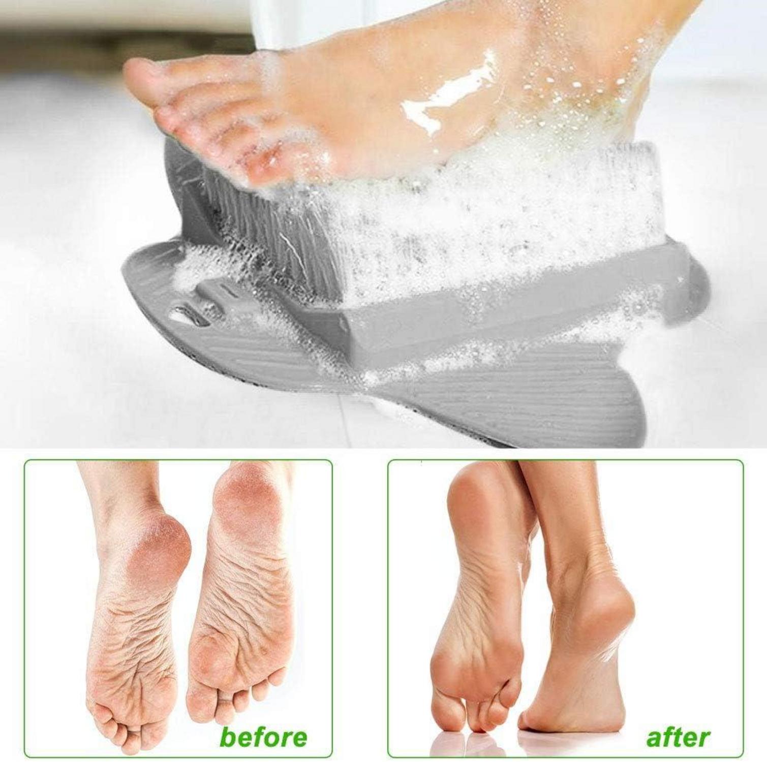 Fußscheuerbürste Massagegerät Duschbürste Saugnäpfen weiche Massagematte
