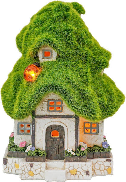 Solarbetriebenes Feenhaus für Garten und Terrasse LED