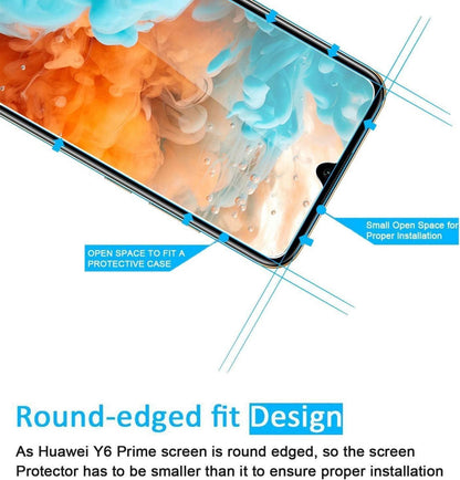 Panzer Schutz Glas für Huawei Y6 2019 2er Set 9H Härte