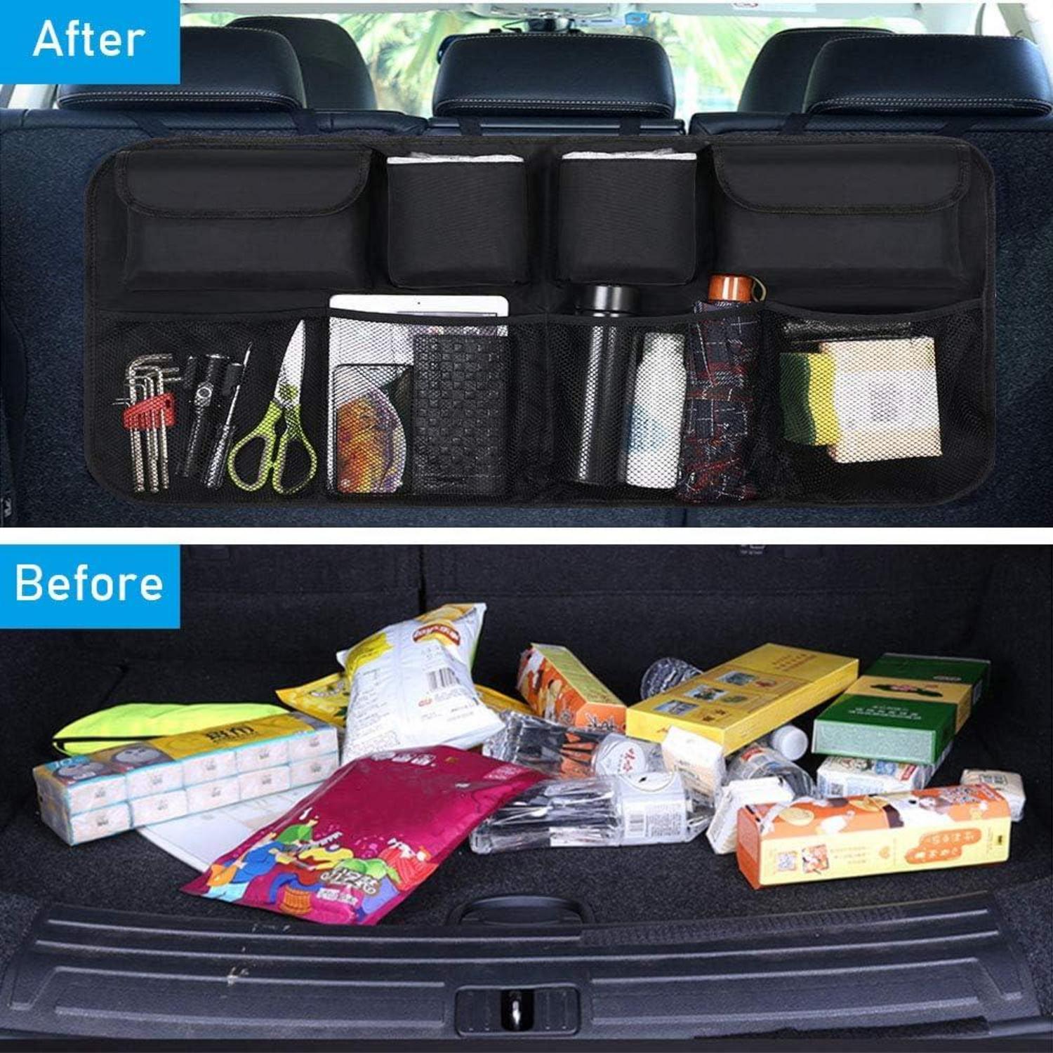 Kofferraum Organizer Auto Aufbewahrungstasche SUV Schwarz