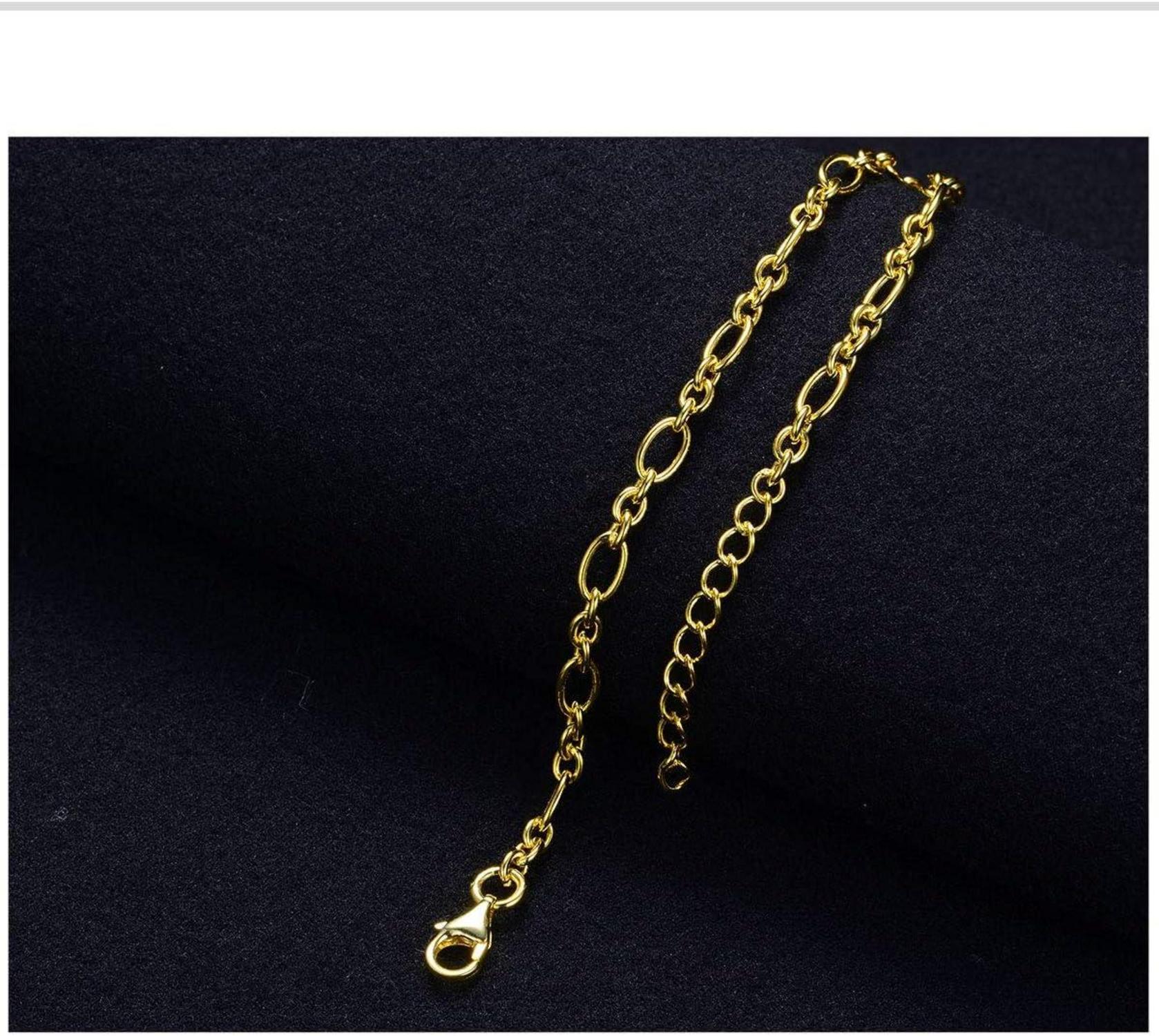 Damen Armband Silber 925 Kompatibilität Verschluss Charm AnhängerGW