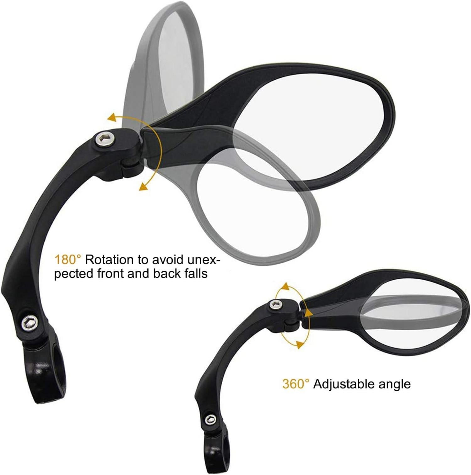 Fahrradspiegel Rückspiegel HD Edelstahl Generation 2.0 elliptische