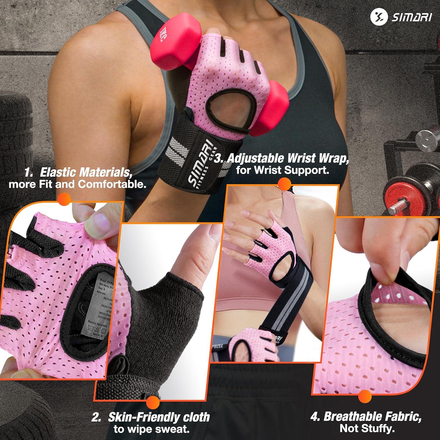 SIMARI Trainingshandschuhe Männer Frauen Gewichtheben Fitness Handschuhe SMRG902