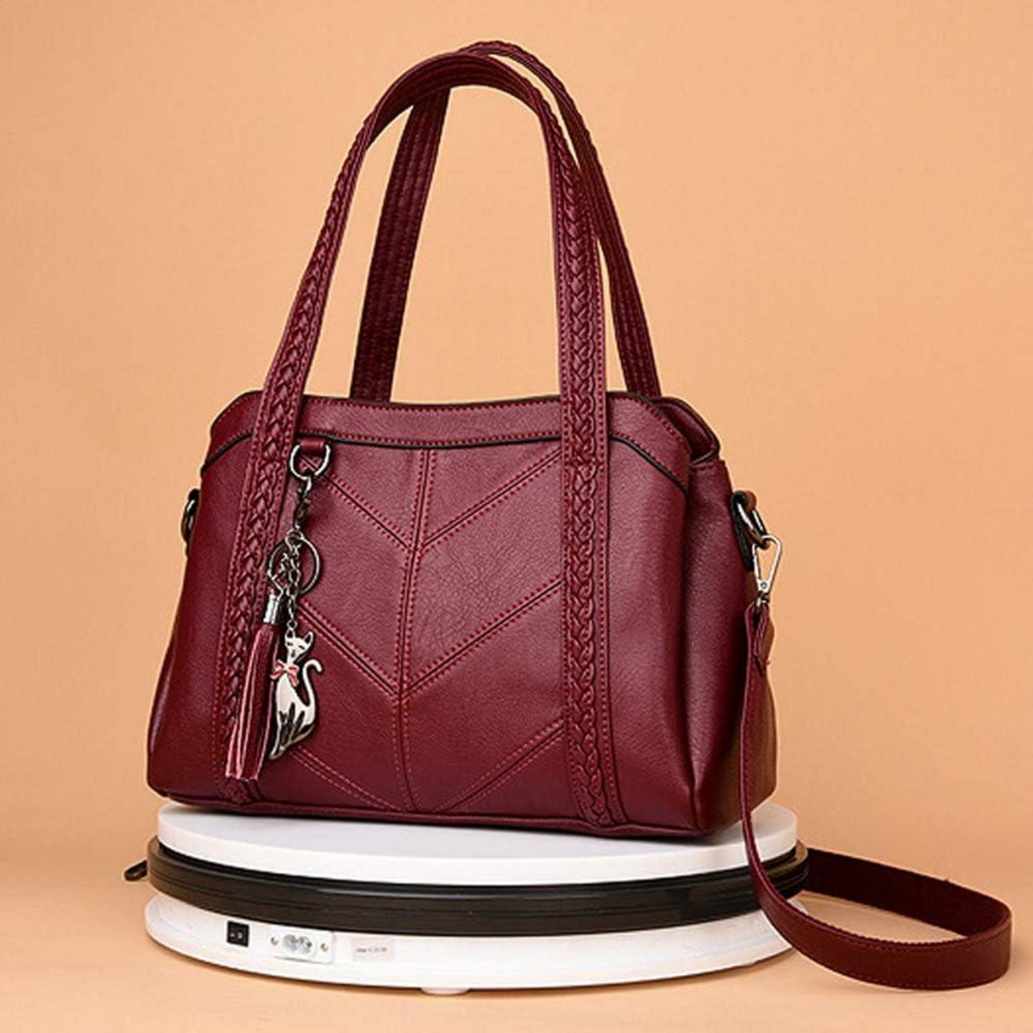 Damen Schultertasche Hobo Handtasche PU-Leder Umhängetasche Coolives