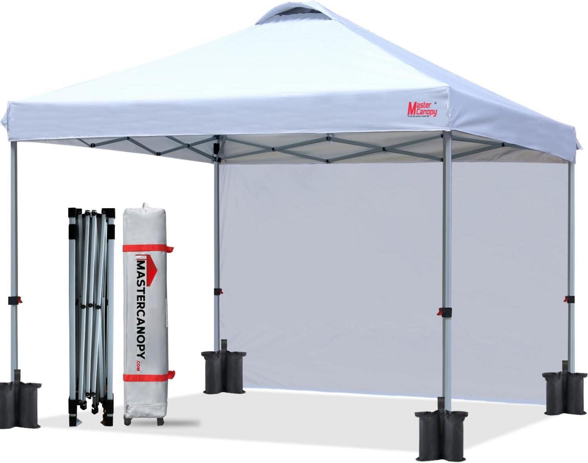 Pop up Pavillon 3x3m mit Seitenwand Festzelt Partyzelt