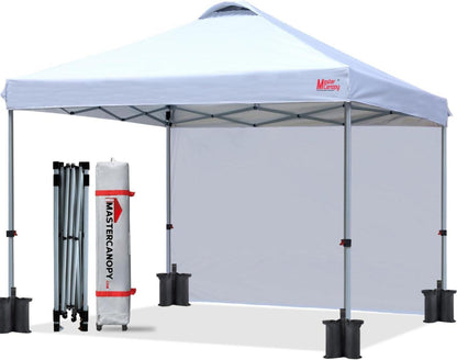 Pop up Pavillon 3x3m mit Seitenwand Festzelt Partyzelt