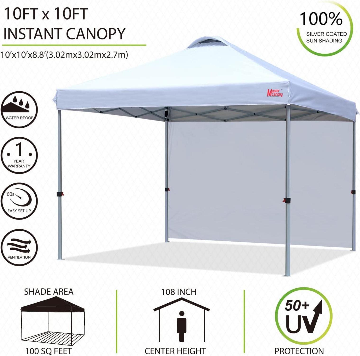 Pop up Pavillon 3x3m mit Seitenwand Festzelt Partyzelt