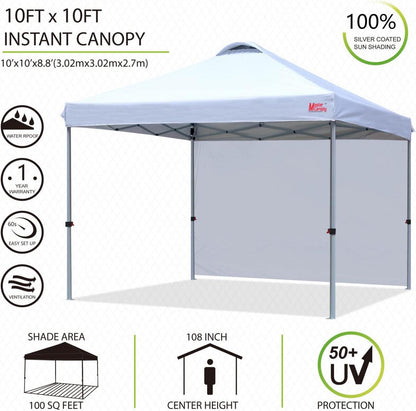 Pop up Pavillon 3x3m mit Seitenwand Festzelt Partyzelt