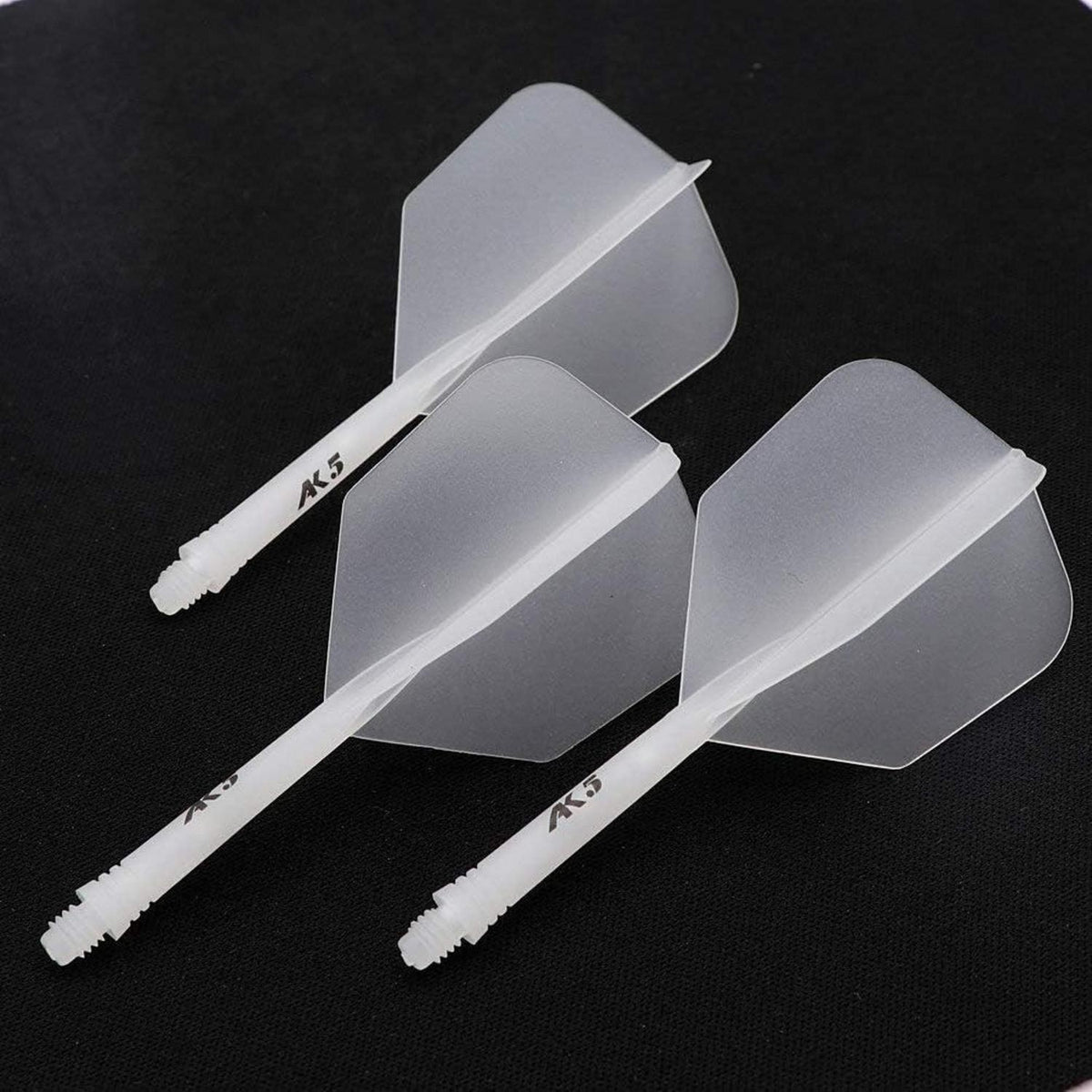 Personalisierte Dart Schäfte & Flights Set – Eisweiß S