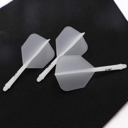 Personalisierte Dart Schäfte & Flights Set – Eisweiß S