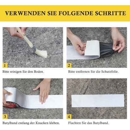 Wasserdichtes Aluminium Klebeband 20cm x 5m Butyl