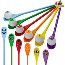 JOYIN Halloween-Ei- und Löffel-Rennspielset, 6er Pack
