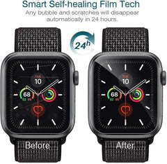 Schutzfolie Apple Watch Series SE 2/6/5/4 44mm 6 Stück Klar