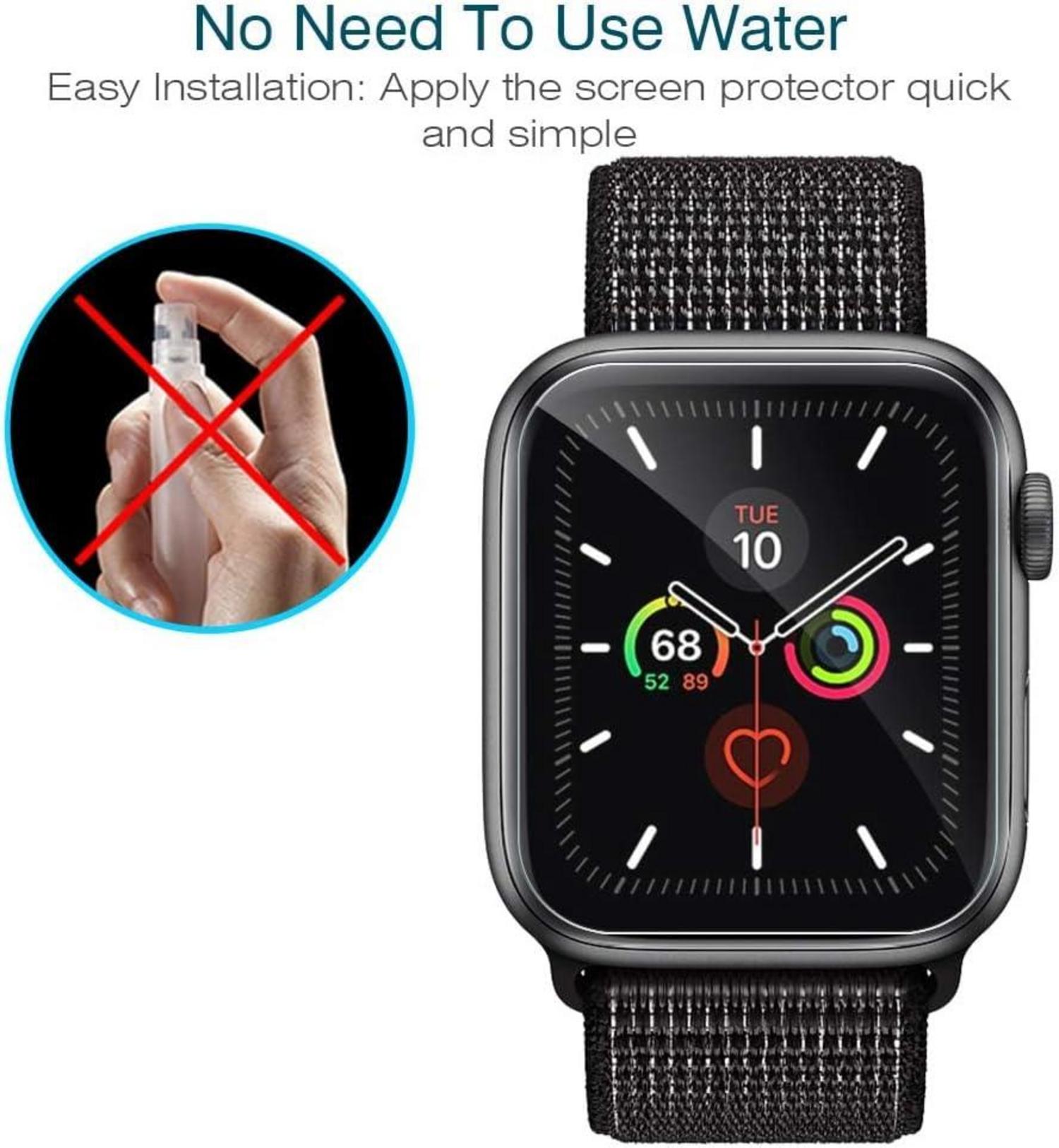 Schutzfolie für Apple Watch Series 8/7 45mm SE 2/6/5/4 44mm HD Klar