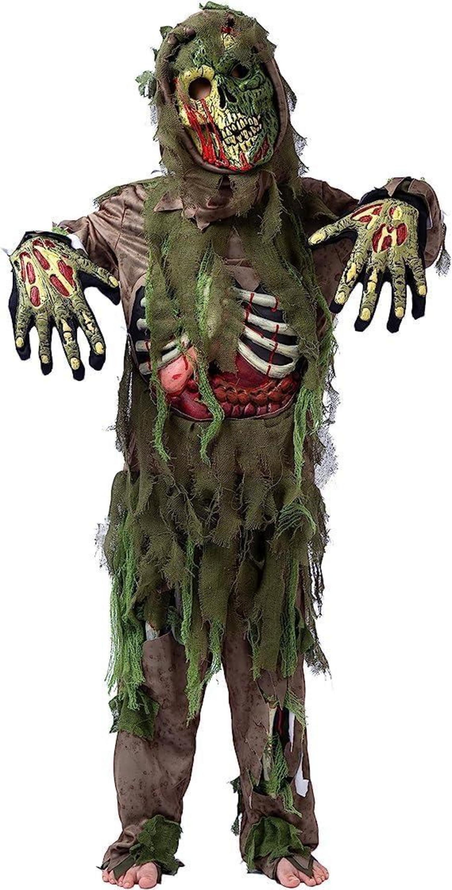 Spooktacular Creations Swamp Deluxe Zombie Kostüm für Halloween Kids
