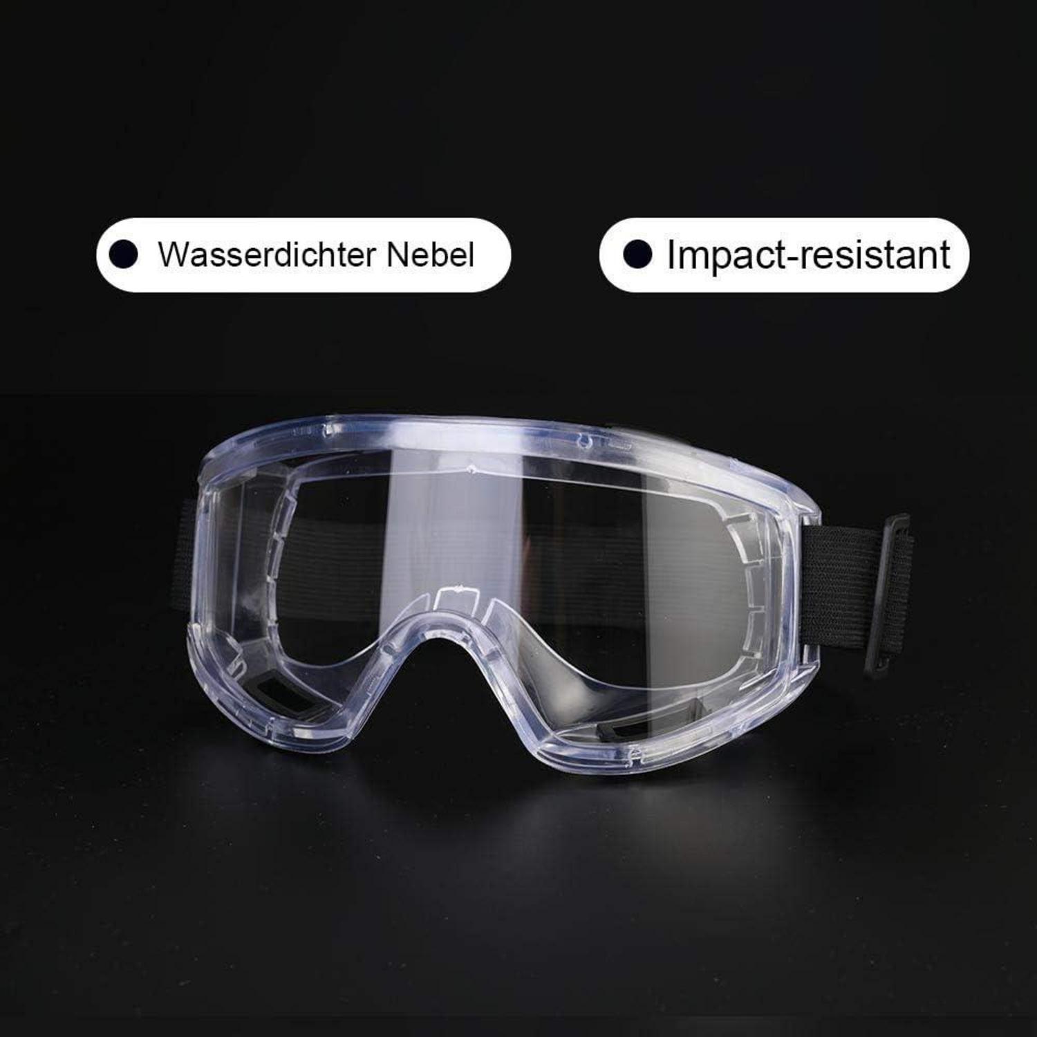 Halbgesichtsabdeckung mit Brille und Ersatzfilter - Schutz vor Staub