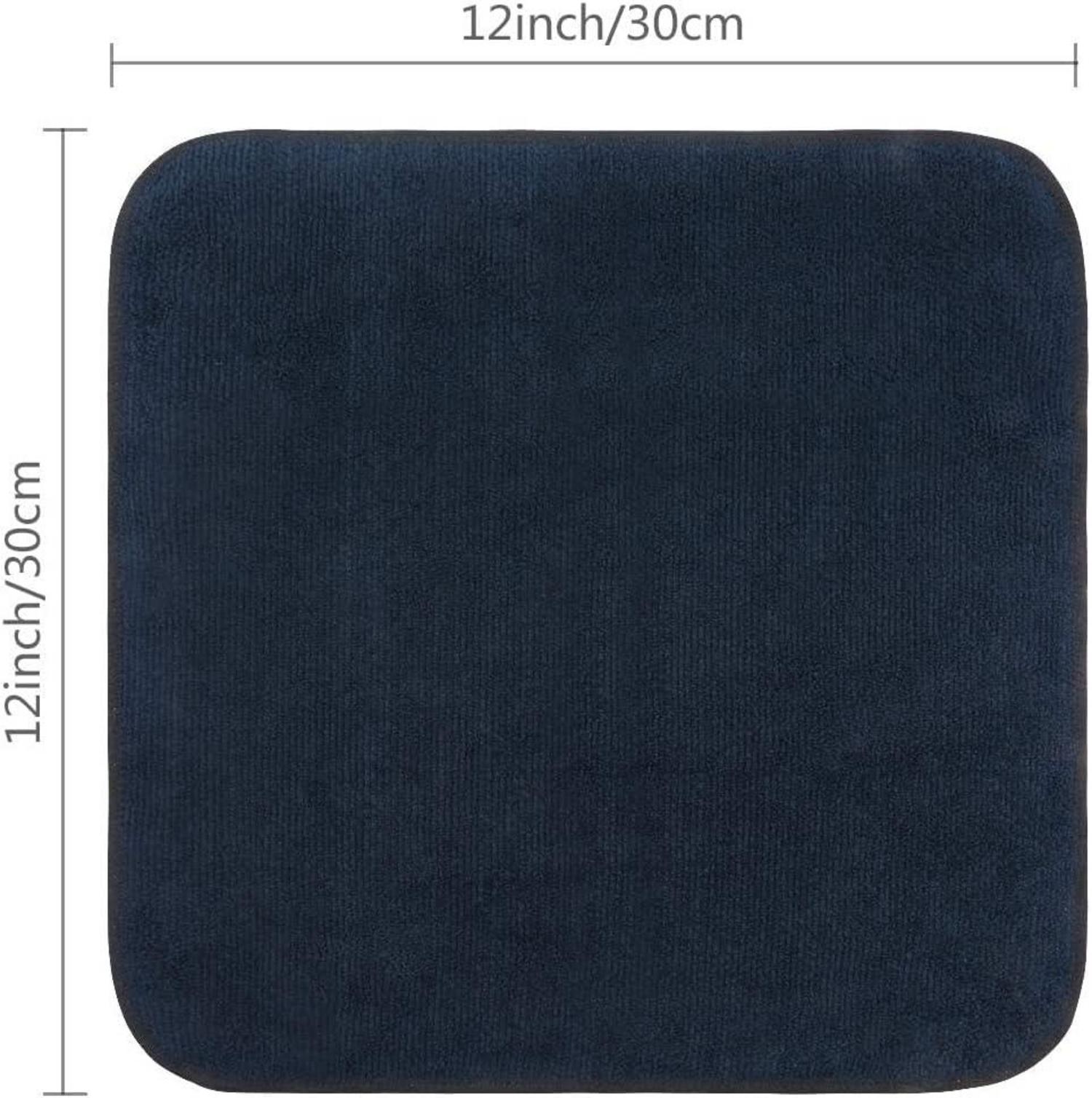Microfaser Spültücher Schwarz 8er Pack 30x30cm