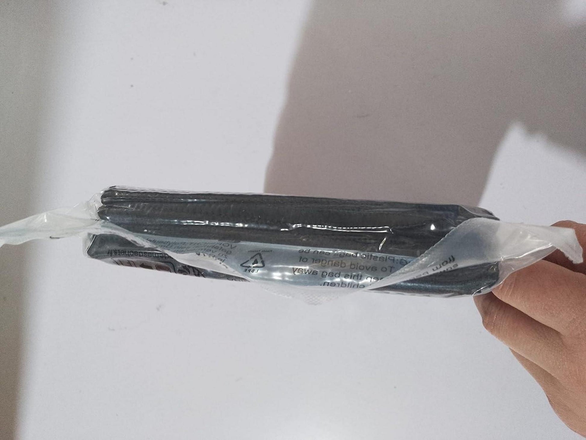 VIVOTE Microfaser Spültücher Poly-Mesh-Scheuerseite 8er Pack 30x30cm Schwarz