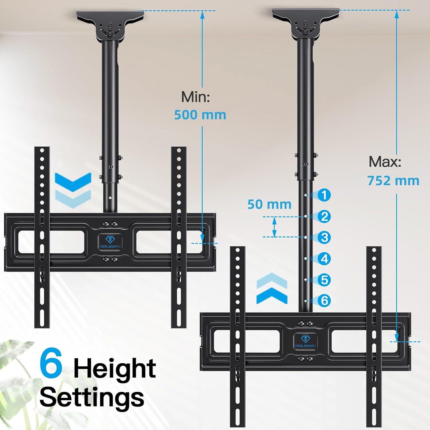 TV Deckenhalterung neigbar schwenkbar verstellbar 26-65 Zoll