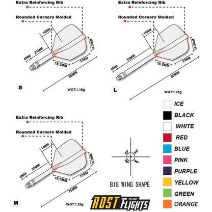 Personalisierte Dart Schäfte & Flights Set – Grün Schädel S